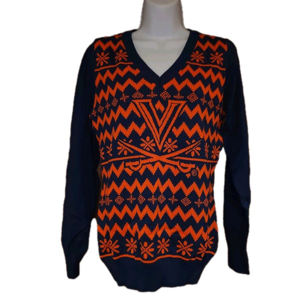 NWT FOCO‎ Virginia Cavaliers Vneck Sweater Sz M